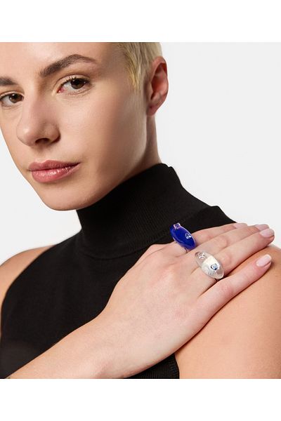 Twist Double Ring Set