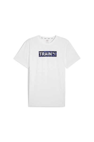 Puma PUMA Graphic Tee - Train White-colored for Men S Size