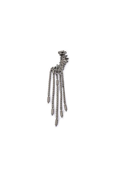 Twist Crystal Stone Detailed Running Cuff