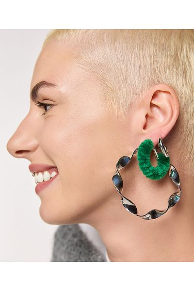 Twist Hoop Earring Set