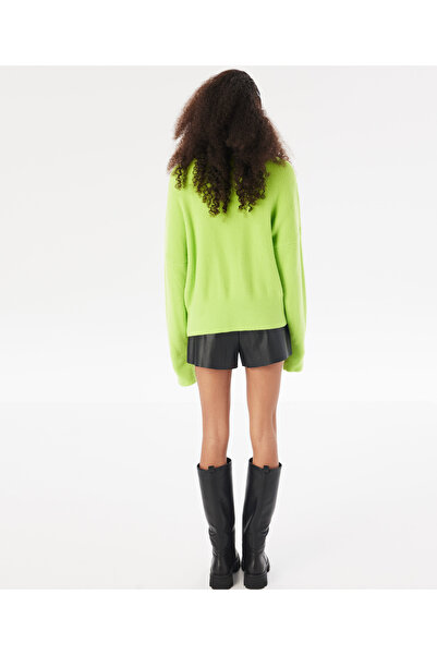 Twist Lime Knitwear Sweater