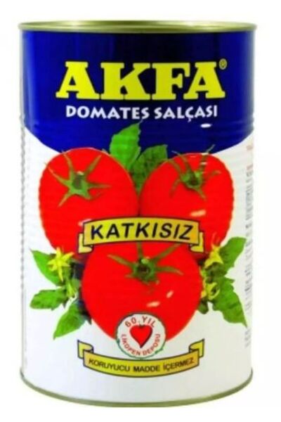 Akfa Domates Salçası Teneke 4300 gr (2'Lİ)