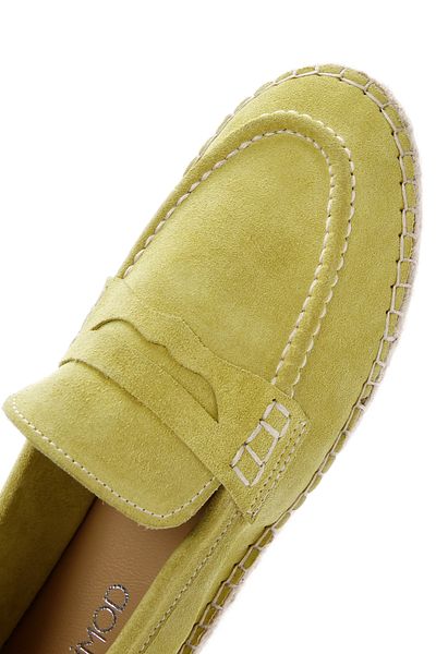 Derimod Yellow Suede Women's Espadrille - 24sfd152810