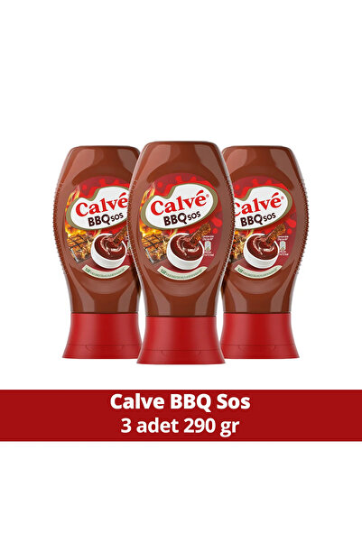 Calve Sos Barbekü 290 gr X3 Adet