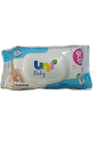 Uni Baby 90's Wet Wipes - Active (12's)