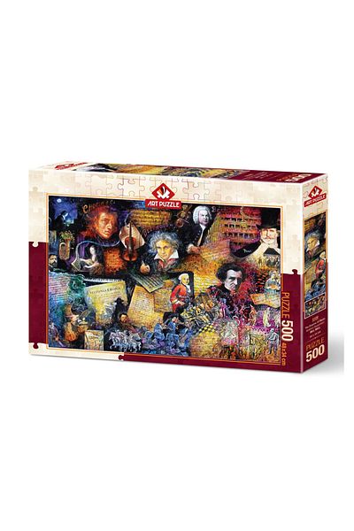 Art Puzzle Note's Students 500 Piece Puzzle