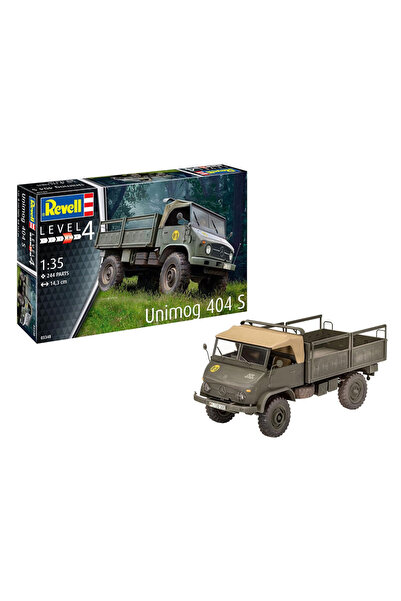 REVELL Maket Model Kit Askeri Unimog 404 S 03348
