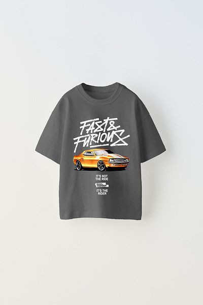 The Champ Clothing Fast Furious Smoked Children's T-shirt - Printed Car