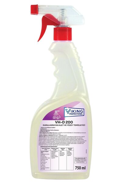 Viking Vp Vh-d 200 Durulanmayan Alet Ve Yüzey Temizleyici 750 Ml 1 Adet