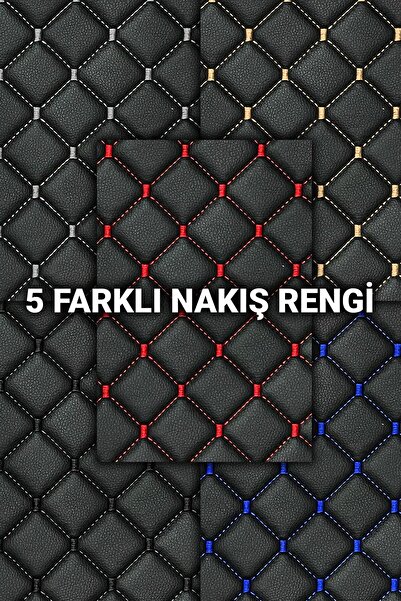 wentt Kapitone Nakışlı Döşemelik Suni Deri 6mm Süngerli 100CM X 140CM