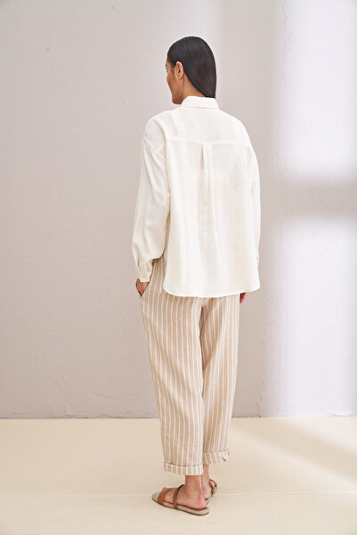 Kuaybe Gider Veloce Ecru Shirt 1139 - Stylish Design