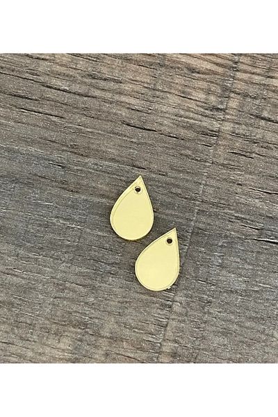 YENİ HEDİYELİK DÜNYAM Make Your Own Earrings - 2cm 25 Pieces Acrylic
