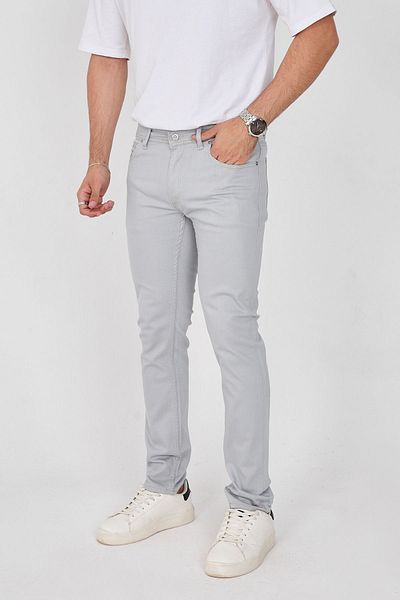 ENZİM JEANS Ανδρικό παντελόνι από βαμβακερό ελαστικό καμβά με κανονική εφαρμογή