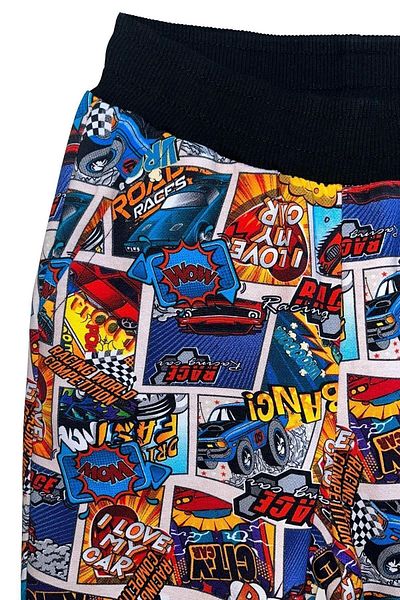 ESPİNA Pantaloni de sport pentru copii tricotati imprimati Jogger cu talie si picioare elastice
