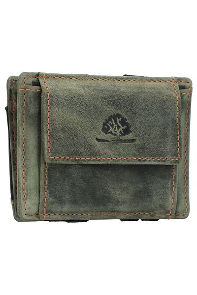 Greenburry Vintage Magic wallet RFID leather 10 cm