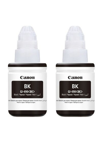 Canon Gı-490 Pixma G1410 2'li Siyah Orjinal Mürekkep Kartuşu