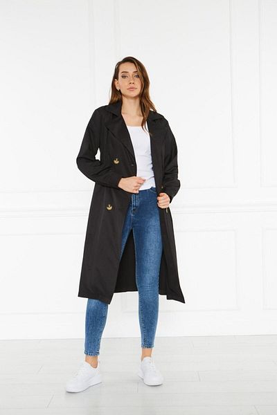 comstar Unlined Pocketed Buttoned Belted Summer Trench