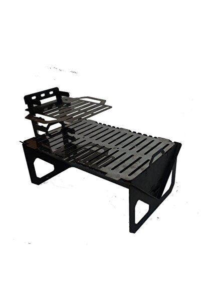 Exp-Outdoor Ateş Kutusu Mangal Pratik Demonte Paslanmaz Izgara Kamp Piknik