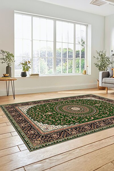 EY HOME Klasik Desenli Dijital Kaymaz Taban Yıkanabilir Yolluk Mutfak Koridor...