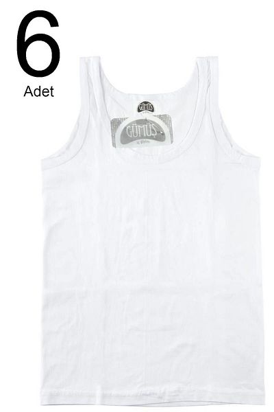 GÜMÜŞ Pack of 6 Boys' Undershirts