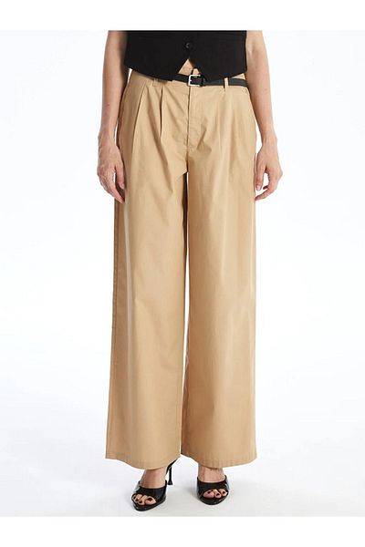 LC Waikiki LCW Vision - Comfortable Women's Trousers with Waist Belt