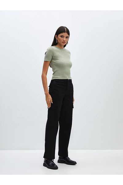 LC Waikiki Gabardine Women's Cargo Pants - Standard Fit