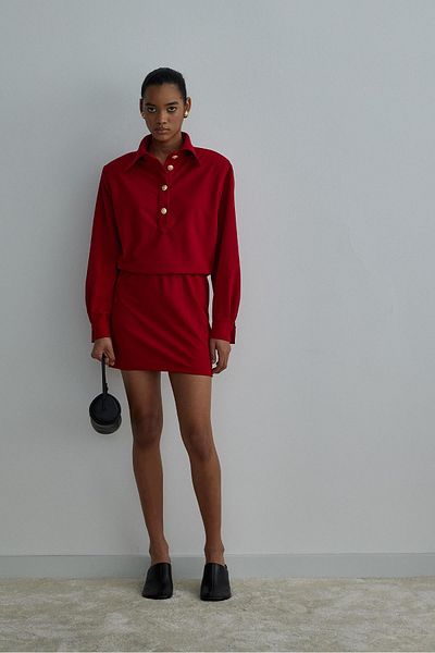 Suud Collection Red Jade mini ruha