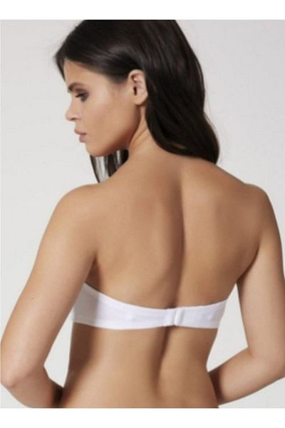 Orkide Black Strapless and Padded Back Sheer Bra - 2850