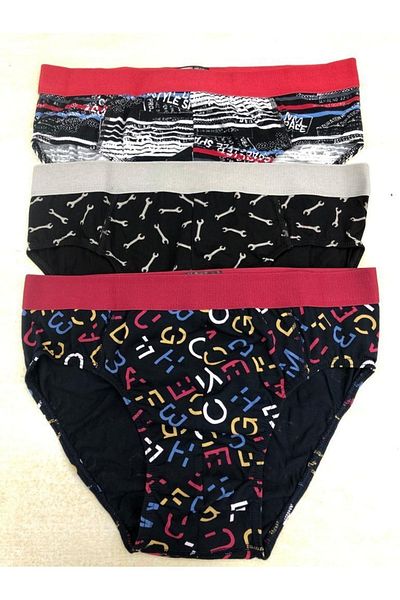 BERRAK İÇ GİYİM Ανδρικά εσώρουχα Lycra Slip 3 Pack 4418-1