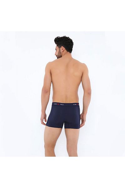 Kennpaul Μπόξερ 2 τεμαχίων Navy Blue Color Lycra