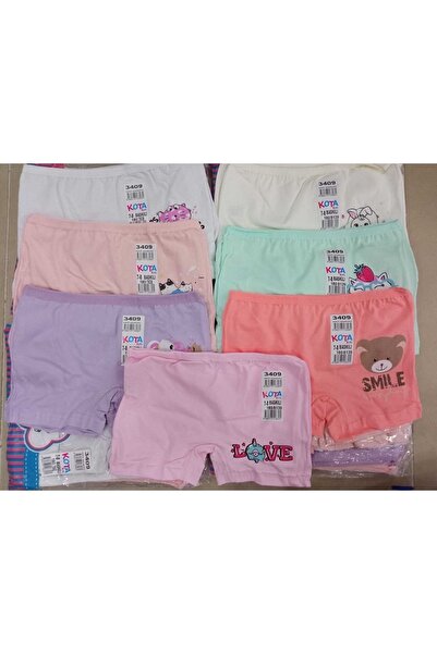 KOTA İÇ GİYİM Kız Çocuk Baskılı Boxer