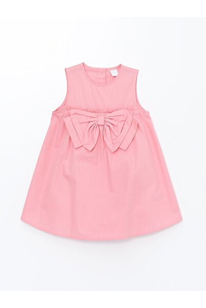 LC Waikiki LCW Baby Girl Poplin Dress - Crew Neck, Sleeveless