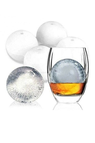 akansumakine Sphere Ice Ball Magic 4-Piece Sphere Ice Mold Practical Ice Mold