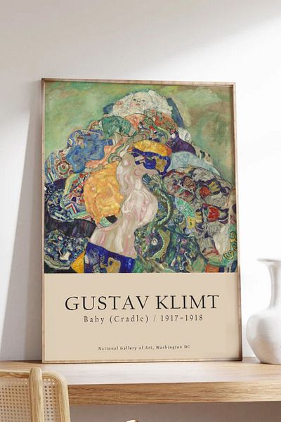Taranist Χάρτινη αφίσα - Βρεφική κούνια Gustav Klimt