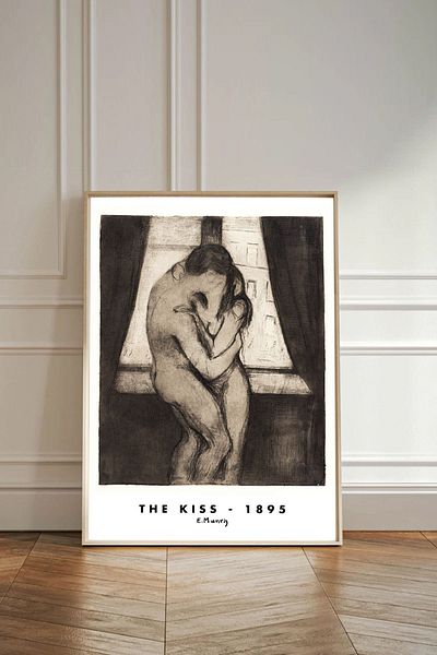 Taranist Χάρτινη αφίσα Edvard Munch Kiss