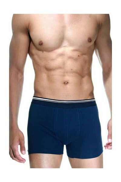 Berrak Μπόξερ 2 τεμαχίων Navy Blue Color Lycra