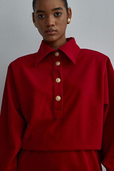 Suud Collection Red Jade mini ruha