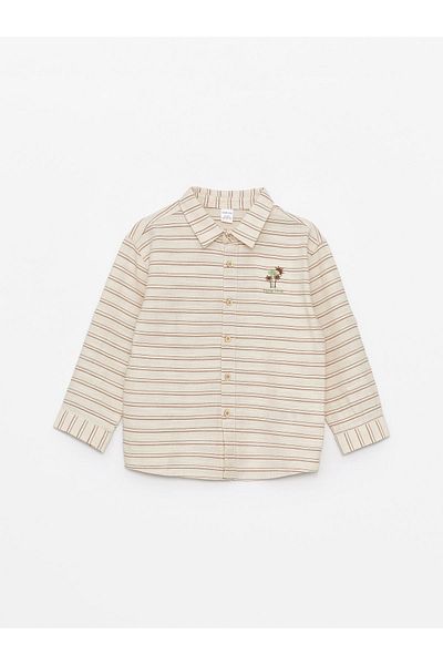 LC Waikiki Long Sleeve Striped Shirt for Baby Boy