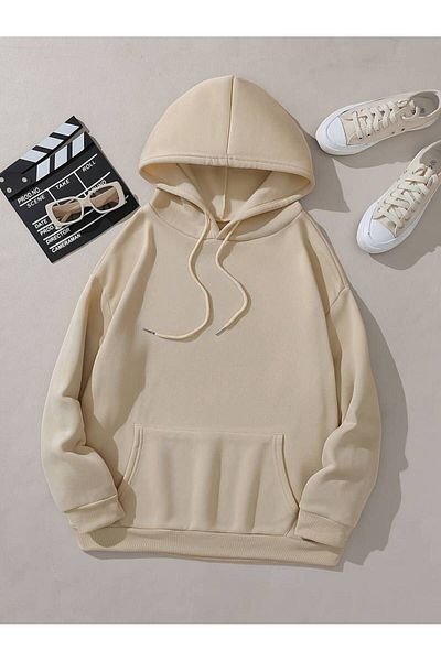 NOFLEN Φούτερ με κουκούλα Unisex Faith Printed Oversize