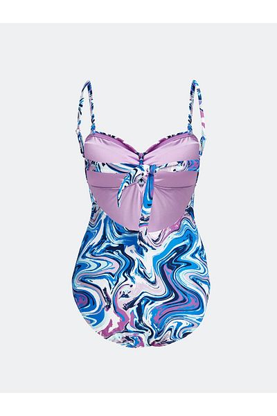 LC Waikiki AYMİRA STORE - Γυναικείο μαγιό με μοτίβο αφαιρούμενο μαξιλαράκι