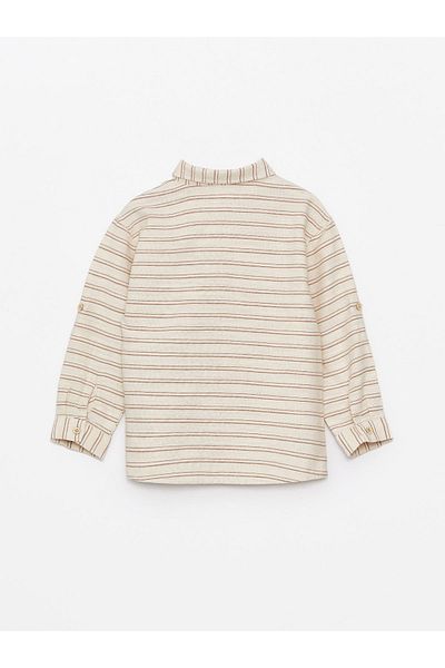 LC Waikiki Long Sleeve Striped Shirt for Baby Boy