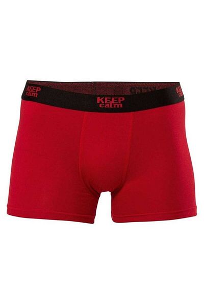 Anıt Μπόξερ 12 τεμαχίων Claret Red Color Lycra Modal