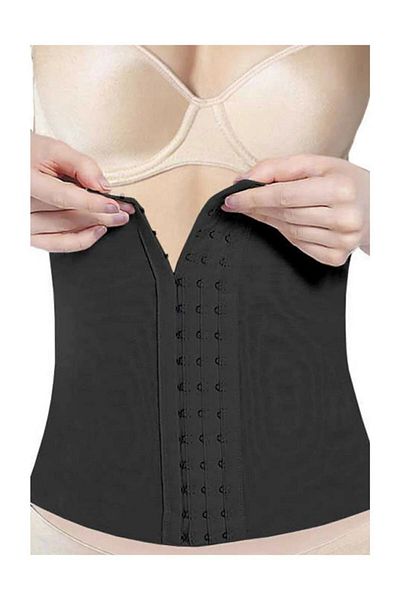 Elite Life Adjustable Waist Corset - Black Color, Agraphed