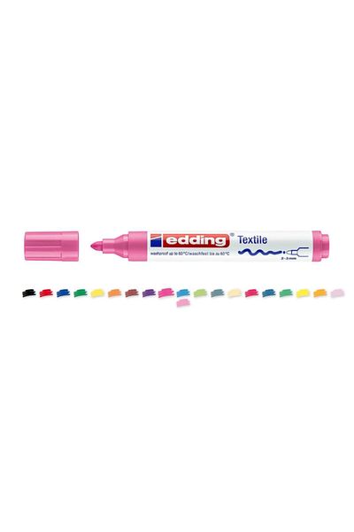 Edding Textile Marker Fabric Painting Pen 2-3 Mm Pink