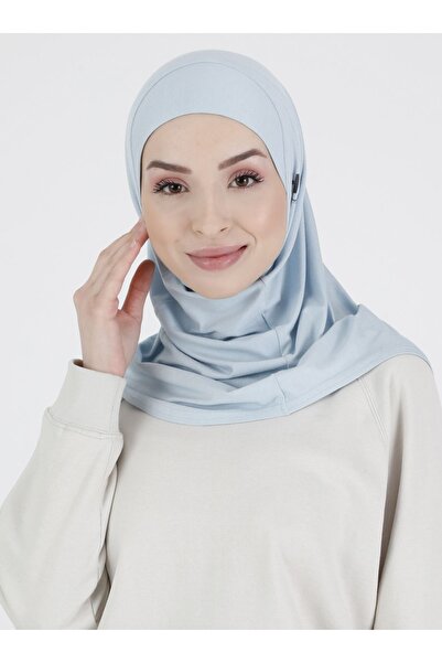Ecardin Düz Spor Hijab - Premium Atletik Sporcu Hazır Konforlu Tesettür Sport...