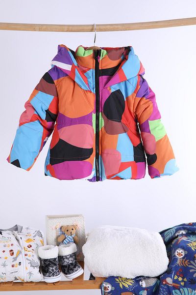 Babyhola Boy's Girl's Hooded Plush Coat 3363