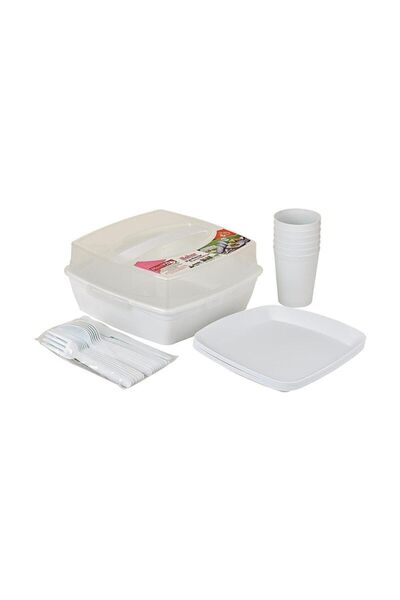 Doğuş Pazar 32 Piece Picnic Set - Carrying Bag Included