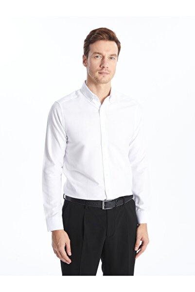 LC Waikiki Ανδρικό πουκάμισο Oxford - Slim Fit, μακρυμάνικο