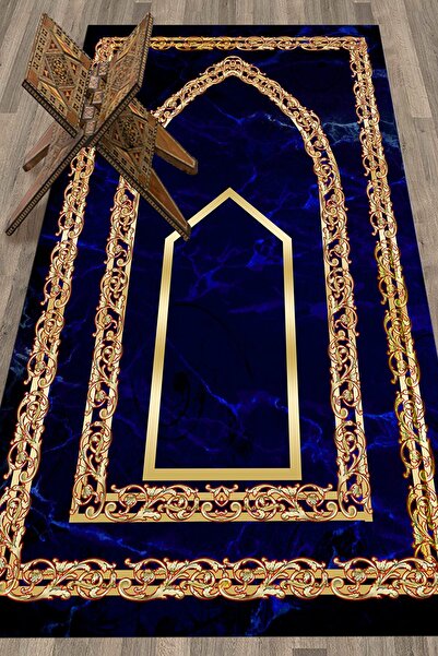 EY HOME Covoraș de rugăciune modern, lavabil, cu bază anti-alunecare, cu imprimeu digital, 70x130