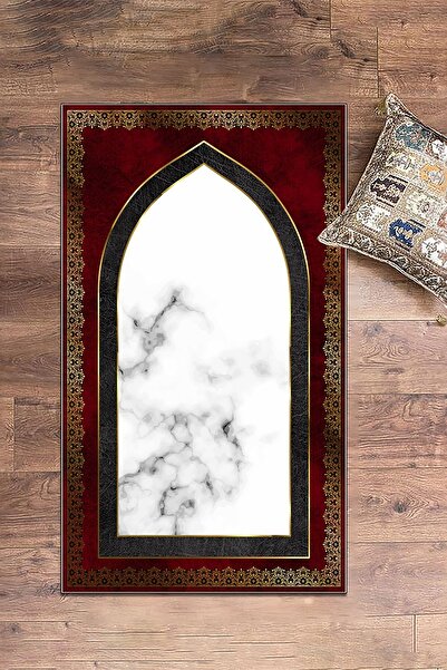 EY HOME Covoraș de rugăciune modern, lavabil, cu bază anti-alunecare digitală...